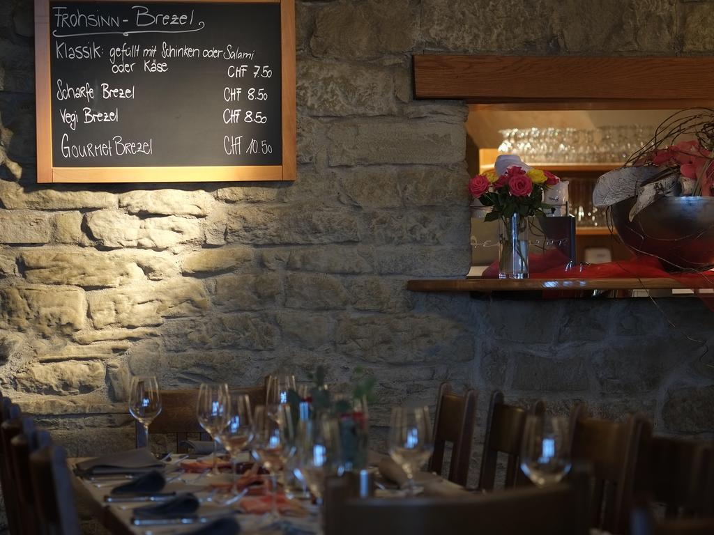 ארבון Hotel Brauerei Frohsinn מראה חיצוני תמונה