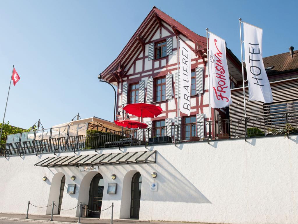 ארבון Hotel Brauerei Frohsinn חדר תמונה