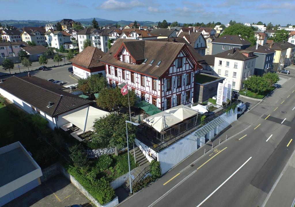 ארבון Hotel Brauerei Frohsinn מראה חיצוני תמונה